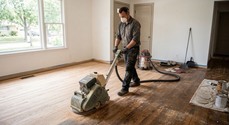Ash Floor Refinishing in Olathe, KS