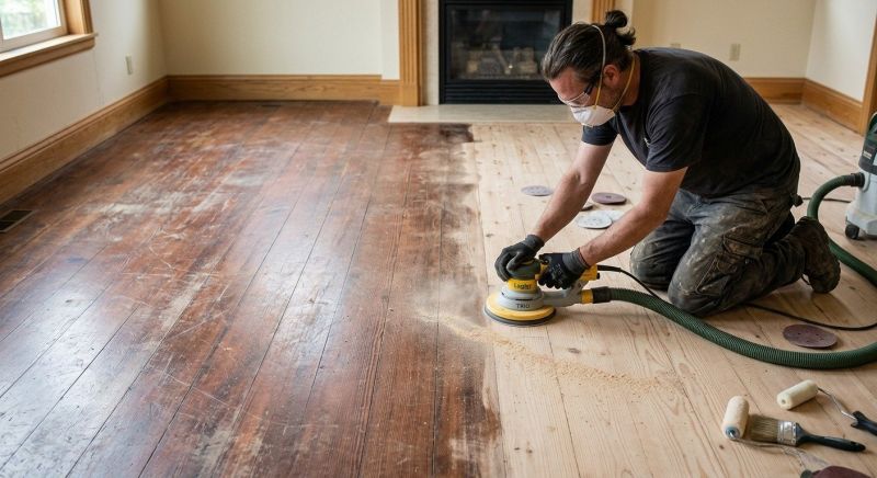 Ash Floor Refinishing in Kansas City, KS