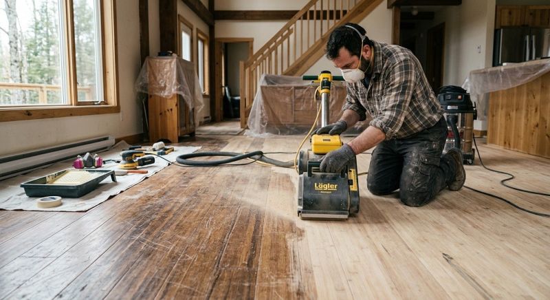 Bamboo Floor Refinishing in Overland Park, KS