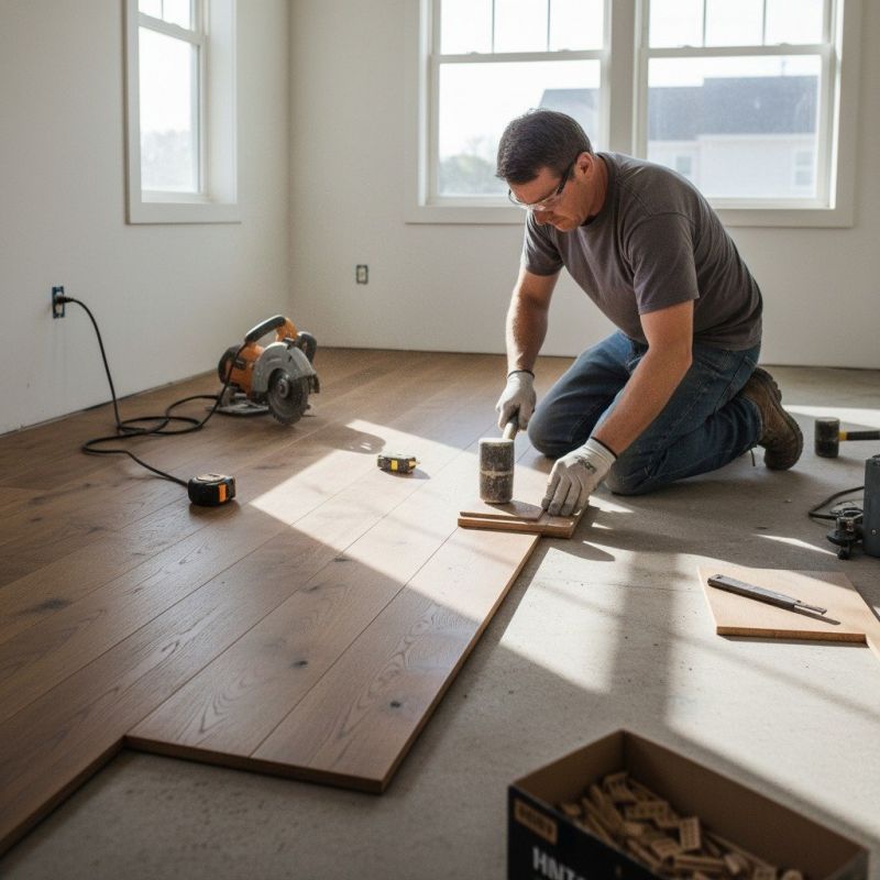 Walnut Flooring Installation