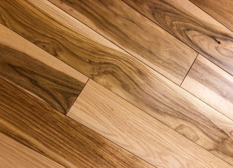 Dark Wood Floor Installation in Manassas, VA