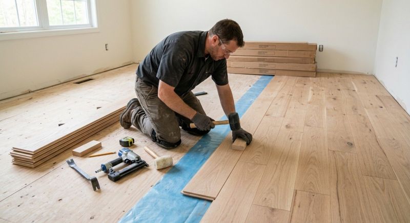 Finished Floor Installation in Fort Worth, TX
