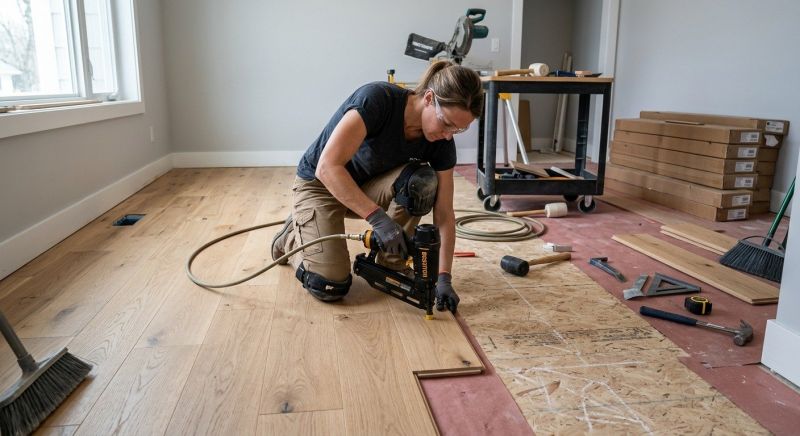 Hardwood Floor Installation in Manassas, VA
