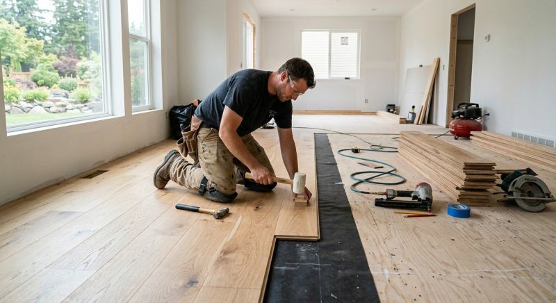 Hickory Floor Installation in Phoenix, AZ