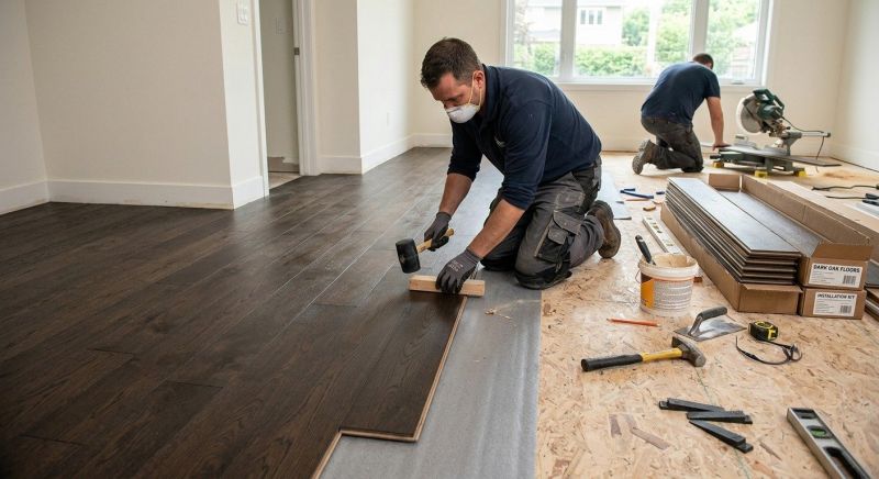 Hickory Floor Installation in Manassas, VA