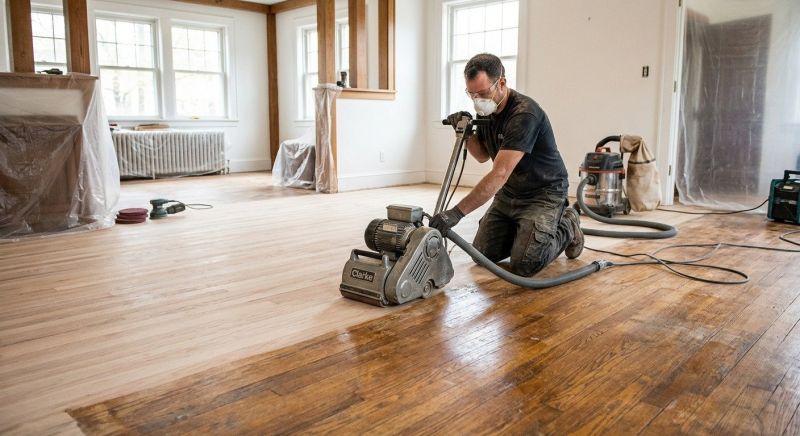Hickory Floor Refinishing in Alpharetta, GA
