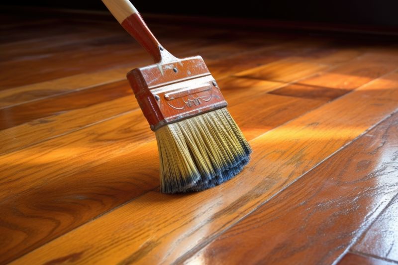 Maple Floor Staining in Alpharetta, GA