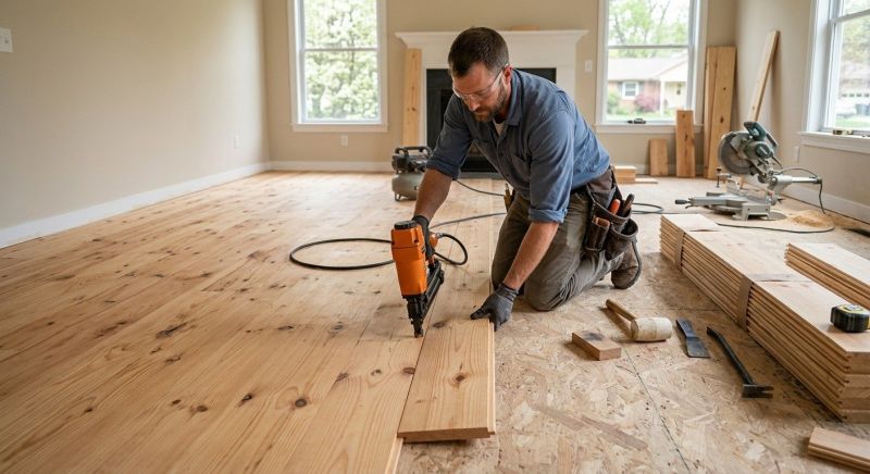 Maple Flooring Installation in Manassas, VA