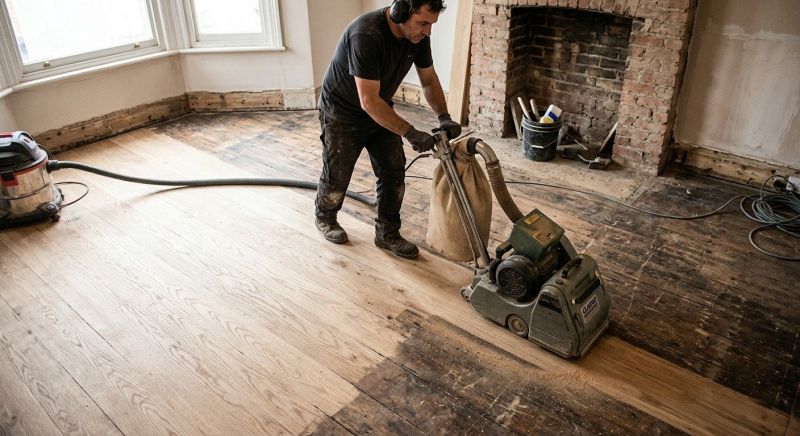 Oak Floor Refinishing in Olathe, KS