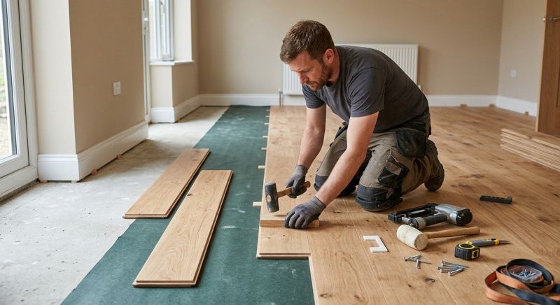 Plank Floor Installation in Manassas, VA