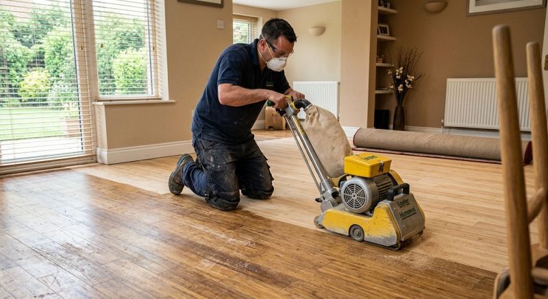 Teak Floor Refinishing in Overland Park, KS