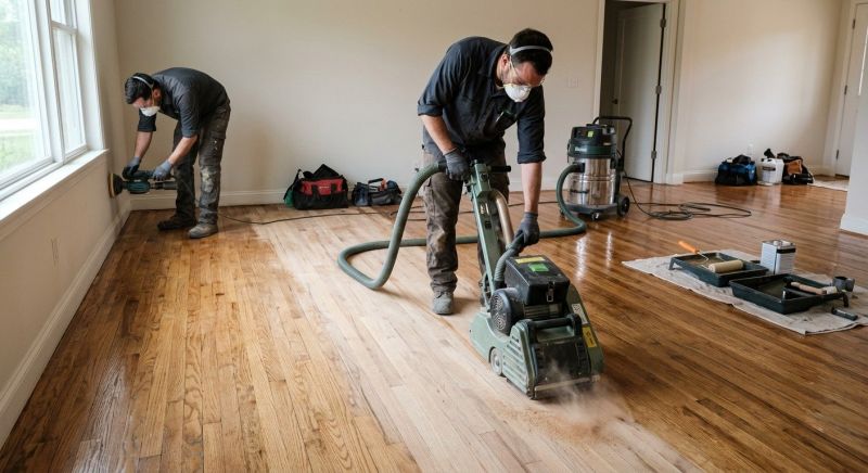 Tiger Wood Floor Refinishing in Olathe, KS