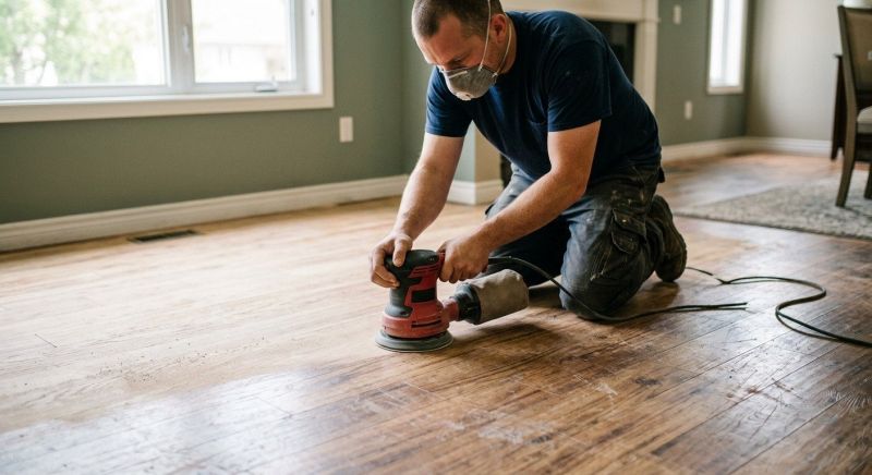 Walnut Floor Refinishing in Kansas City, KS