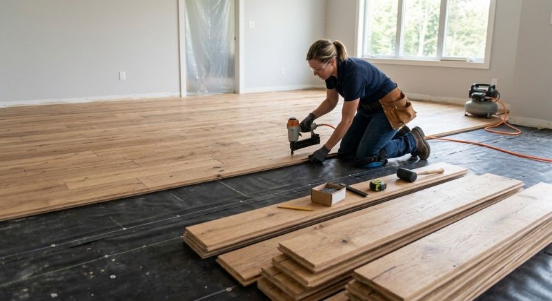 Walnut Flooring Installation in Austin, TX