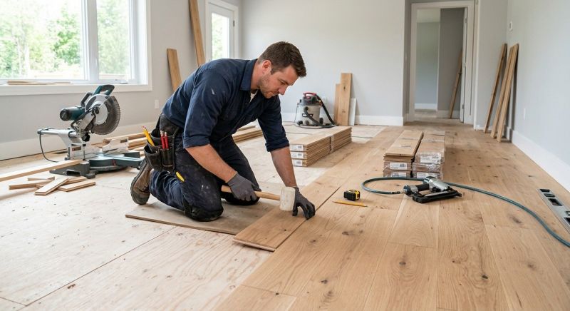 Wood Floor Replacement in Manassas, VA